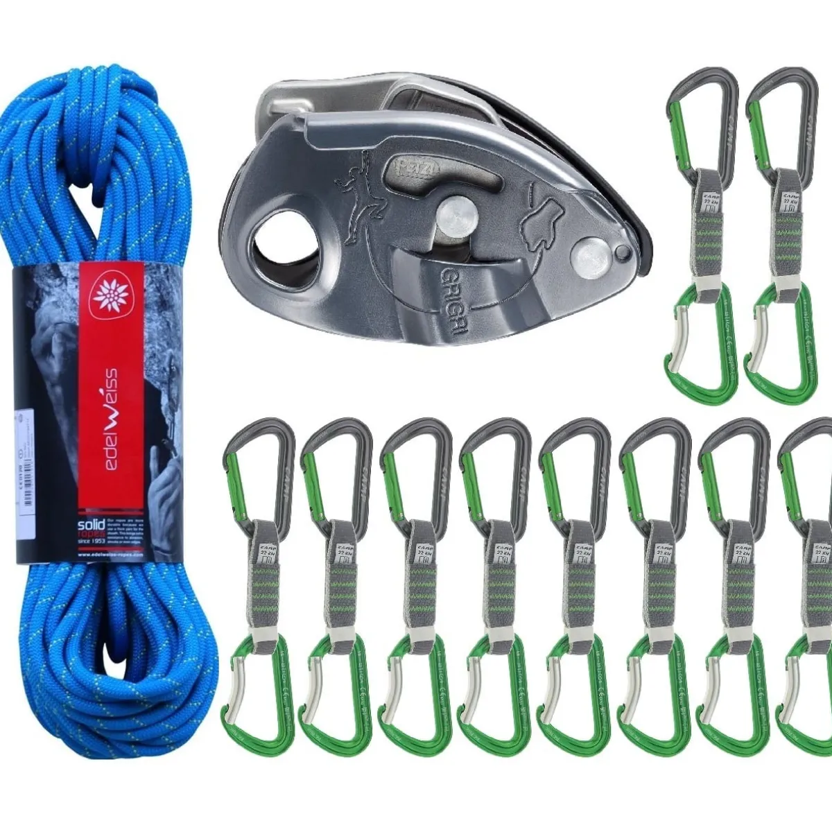 Edelweiss Oliunìd Deal Kit Rocklight II Photon Express KS GriGri Outlet