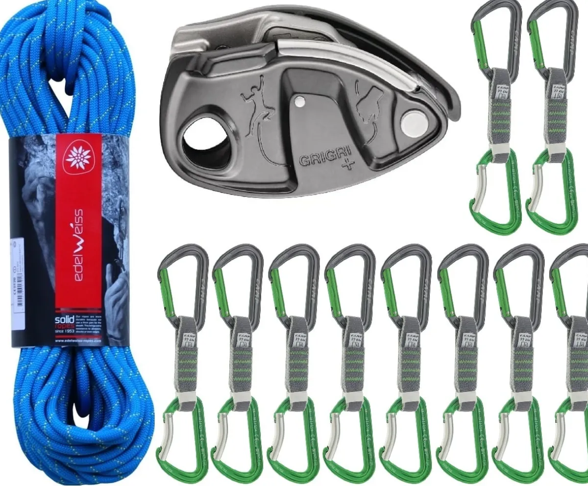 Edelweiss Oliunìd Deal Kit Rocklight II Photon Express KS GriGri Outlet