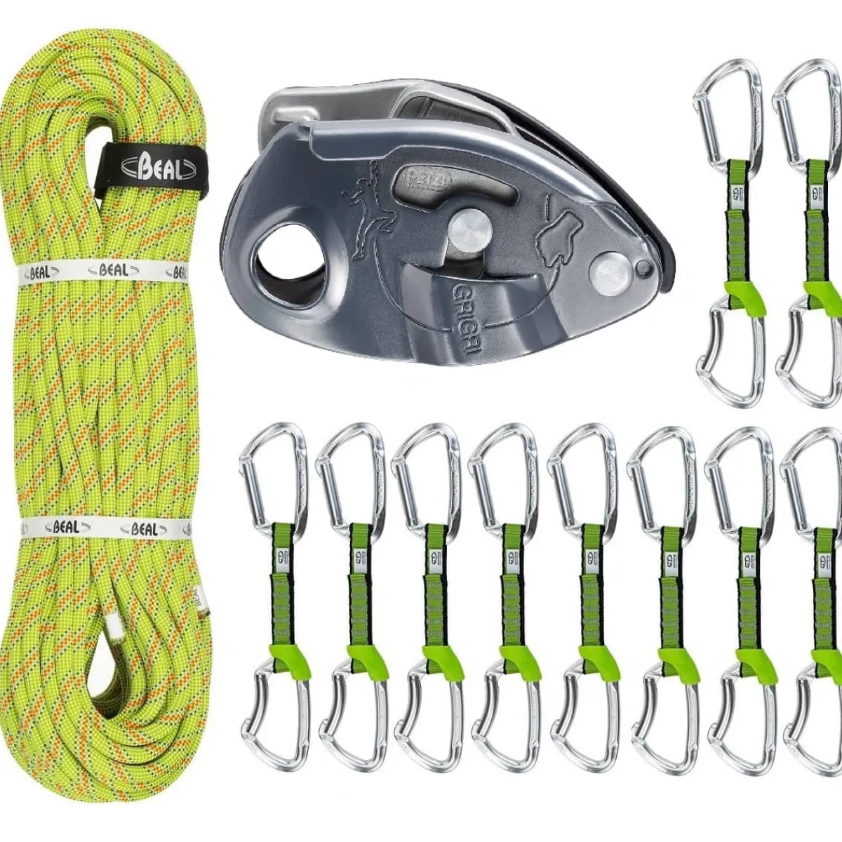 Beal Oliunìd Deal Kit Tuono Lime NY GriGri Hot