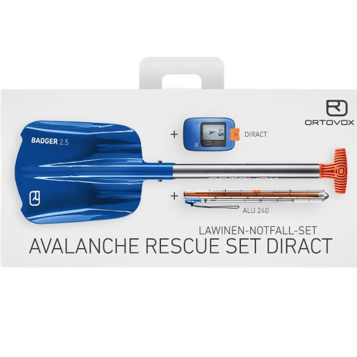 Ortovox Rescue Set Diract Pack ARTVA shovel probe kit Online