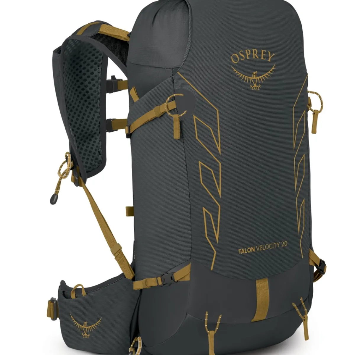 Osprey Talon Velocity 20 trekking backpack Dark Charcoal/Tumbleweed Yellow Discount
