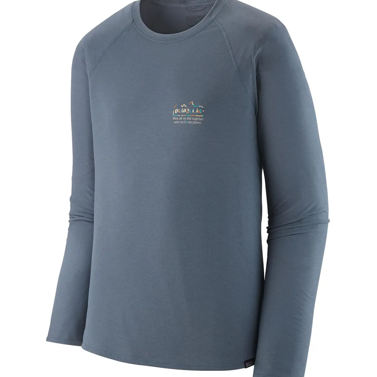 Patagonia M's Long-Sleeved Cap Cool Trail Graphic Shirt men's long sleeved t-shirt Unity Fitz: Utility Blue Discount
