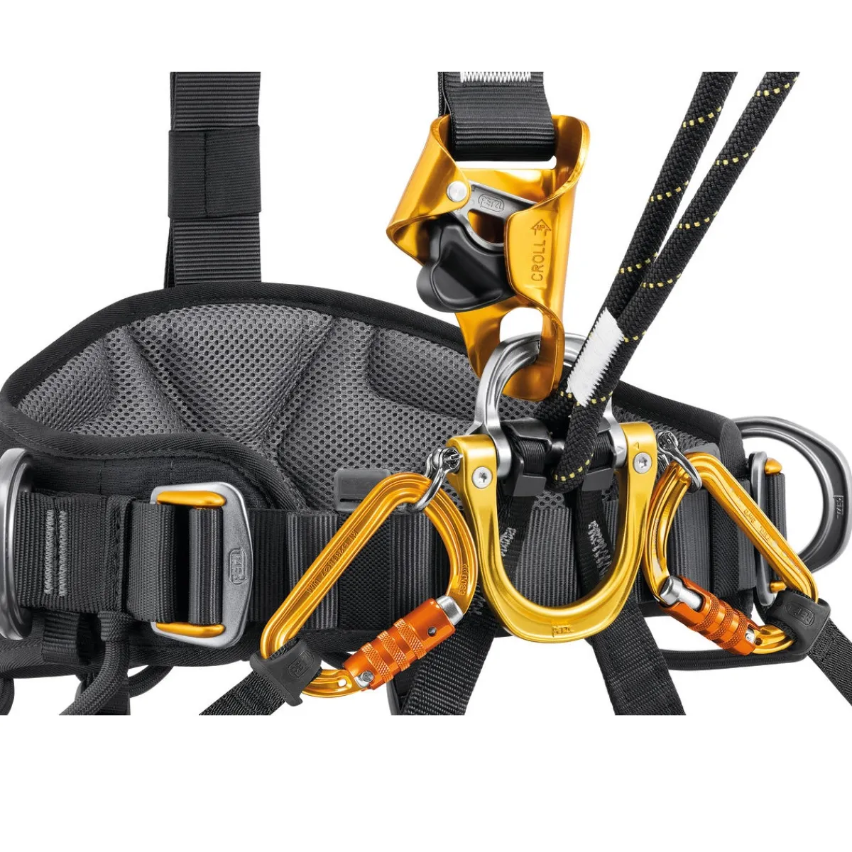 Petzl Astro Sit Fast work harness Black/Yellow Sale