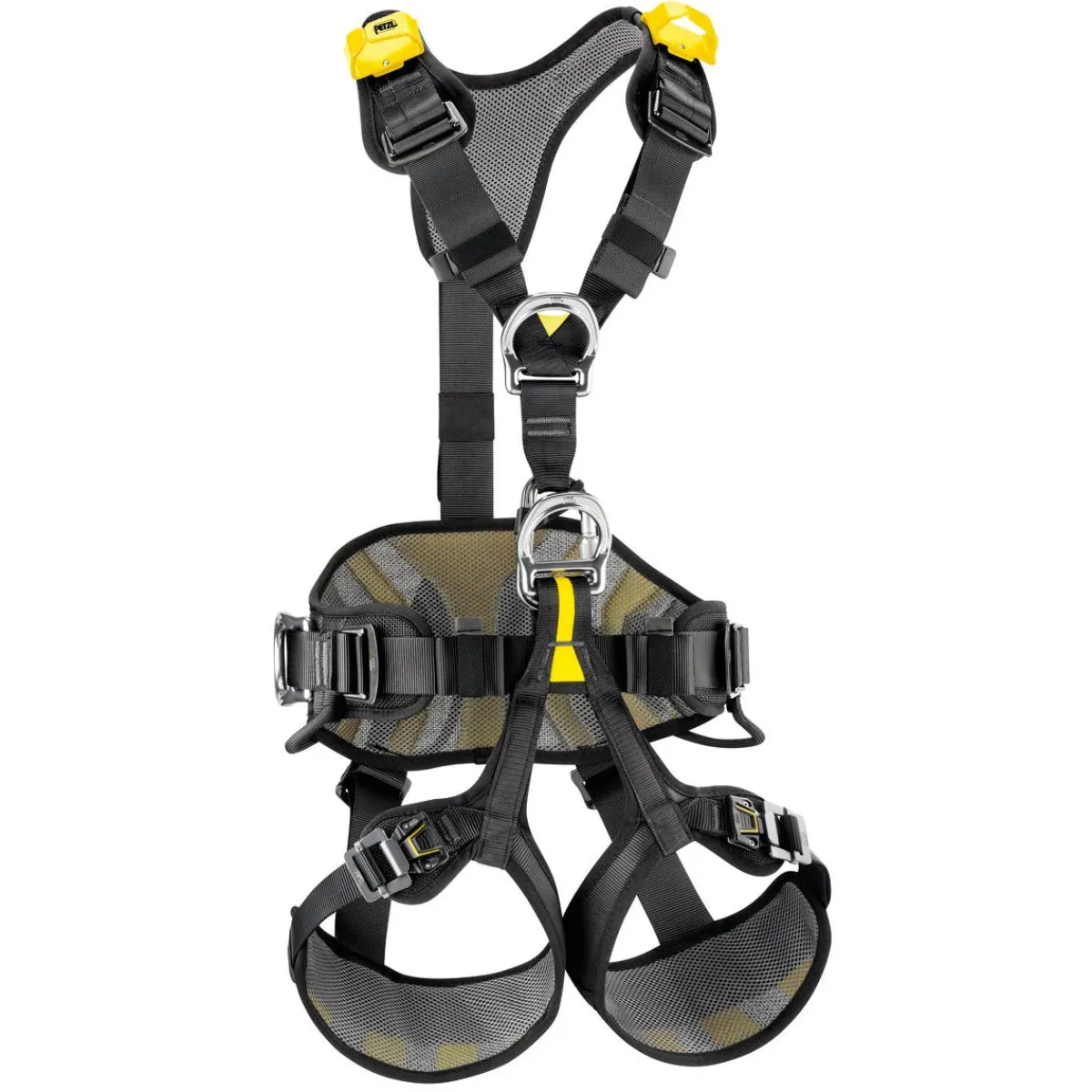 Petzl Avao Bod Fast European version full body work harness Black/Yellow Cheap