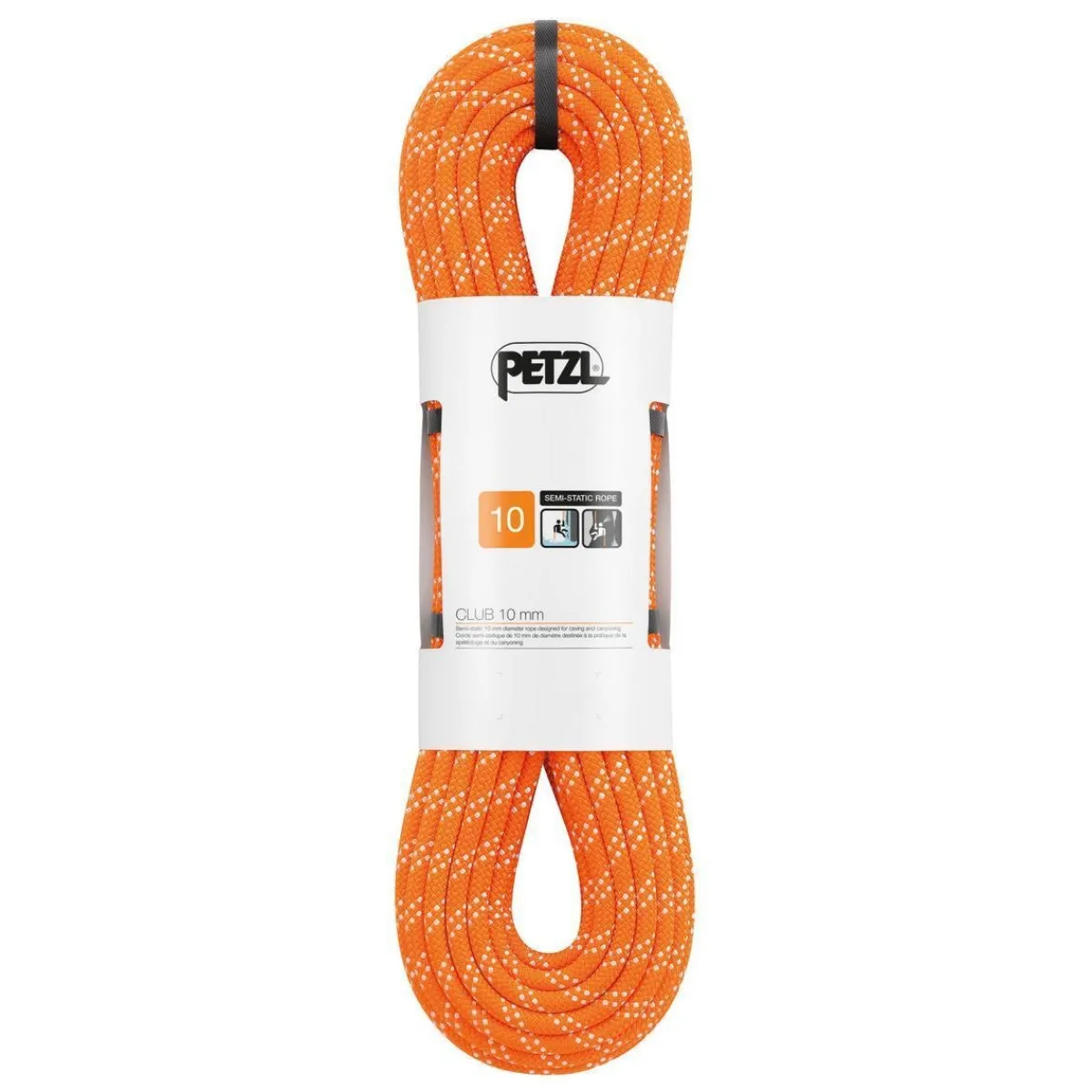 Petzl Club 10 mm semi static caving rope White Clearance