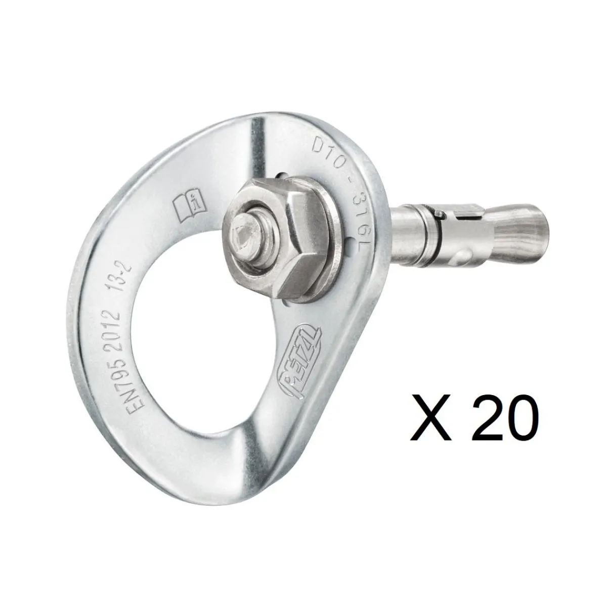 Petzl Coeur Bolt Stainless 20-Pack hanger and bolt Best Sale