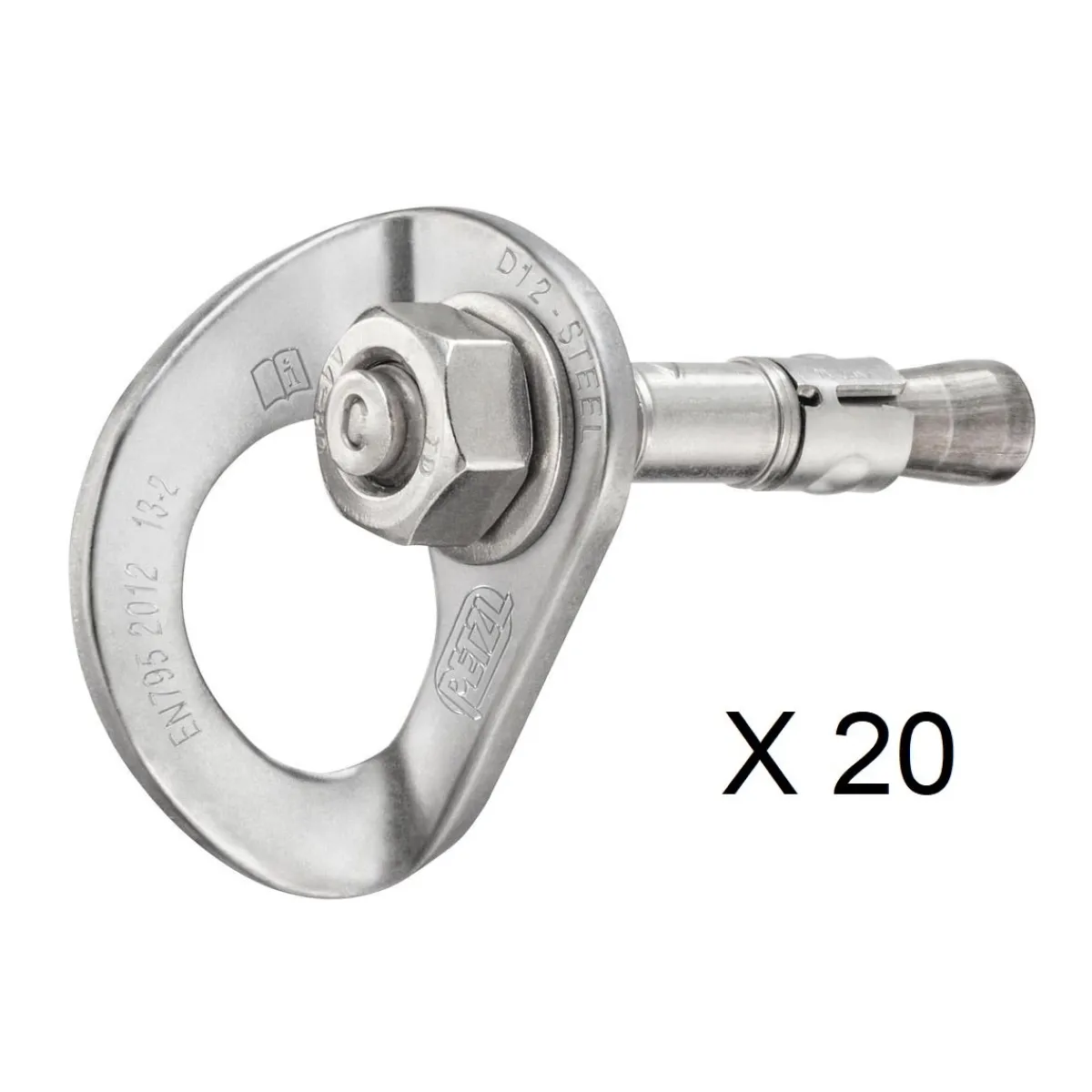 Petzl Coeur Bolt Steel 20-Pack hanger and bolt Best