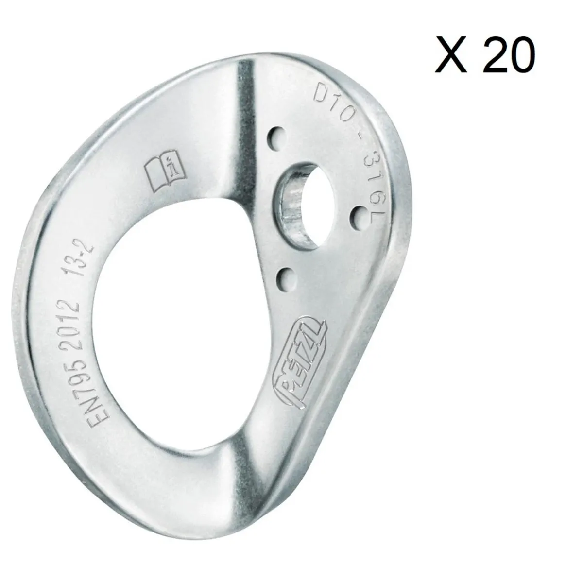 Petzl Coeur Stainless 20-Pack climbing hanger Best Sale