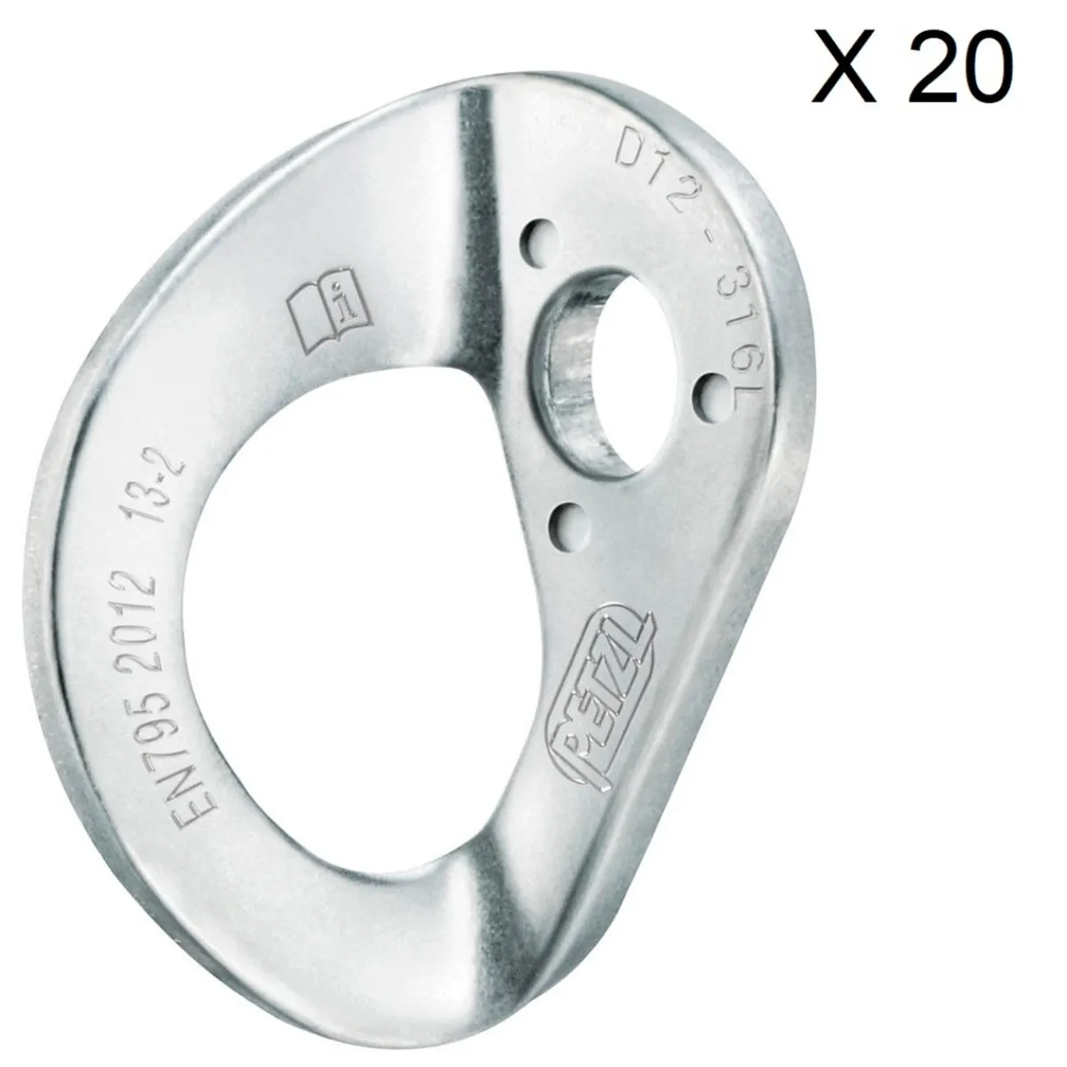 Petzl Coeur Stainless 20-Pack climbing hanger Best Sale