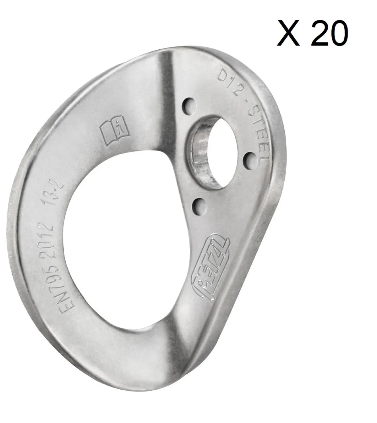 Petzl Coeur Steel 20-Pack climbing hanger Clearance