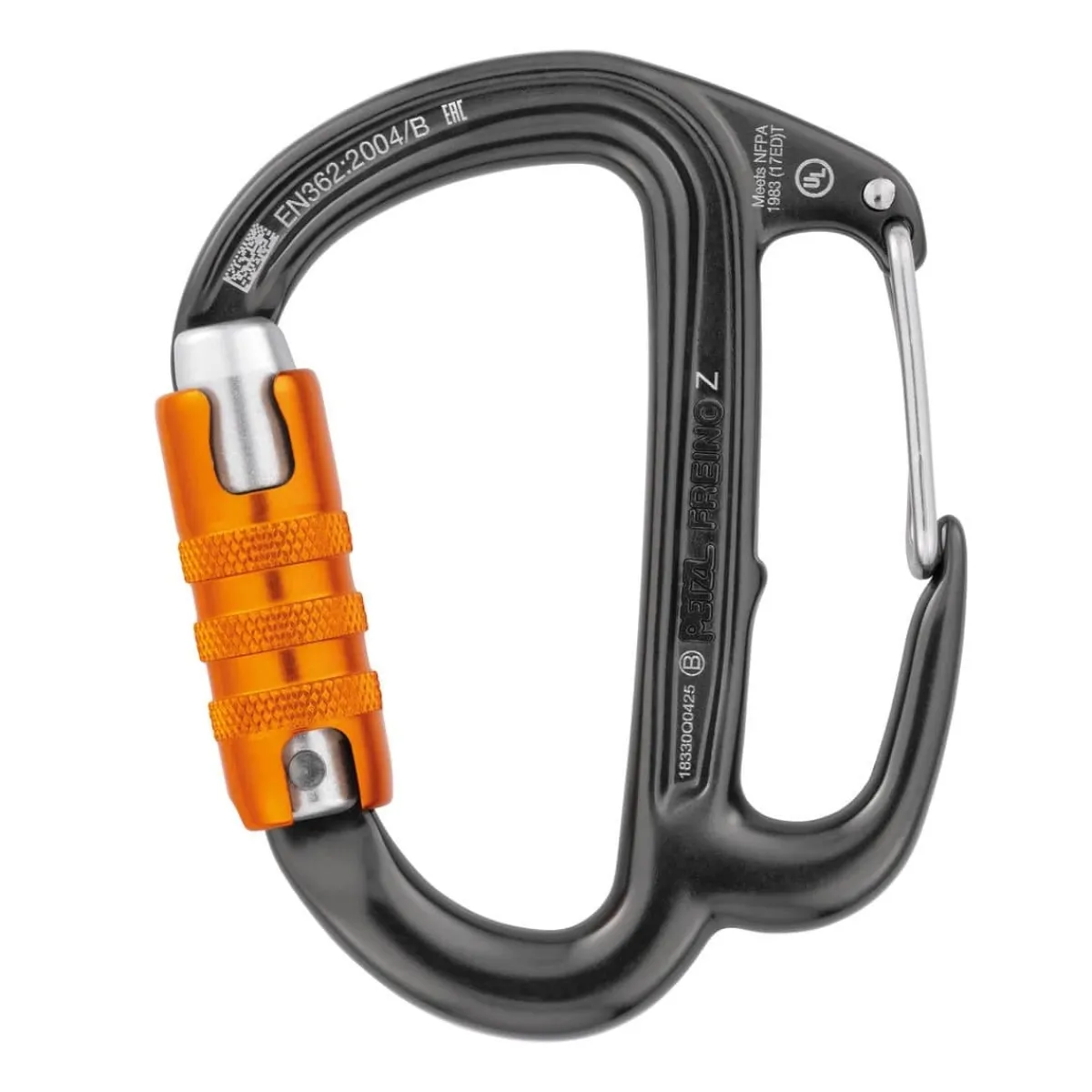 Petzl Freino Z caving carabiner with friction spur Clearance