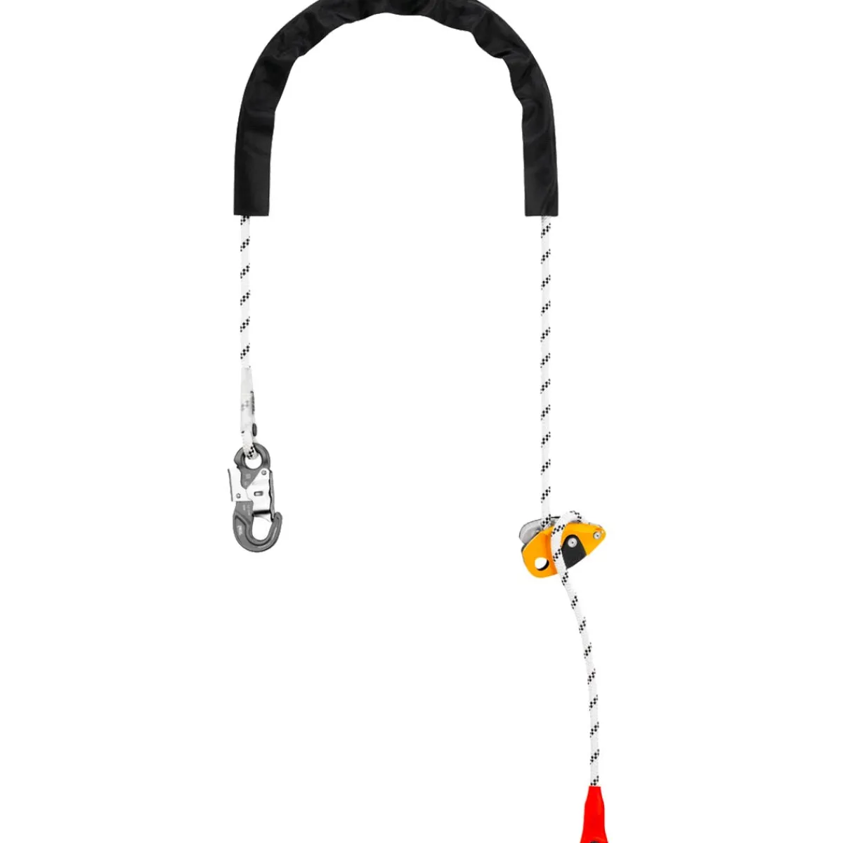 Petzl Grillon Hook adjustable lanyard for work positioning White/Yellow Fashion