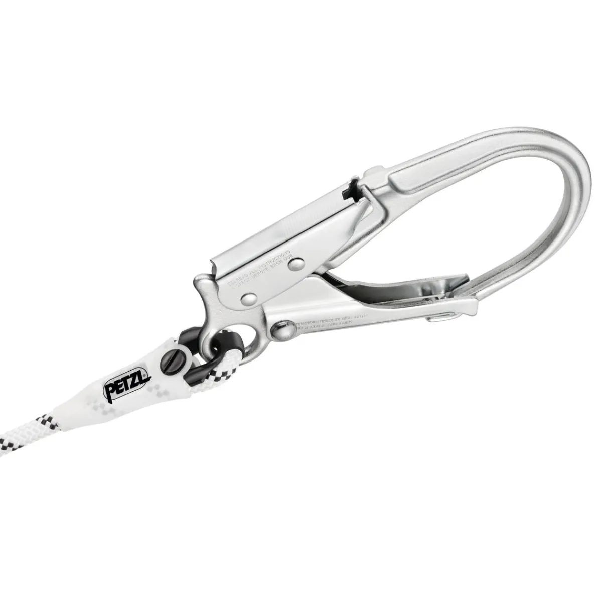 Petzl Grillon MGO adjustable lanyard for work positioning White/Yellow Best Sale