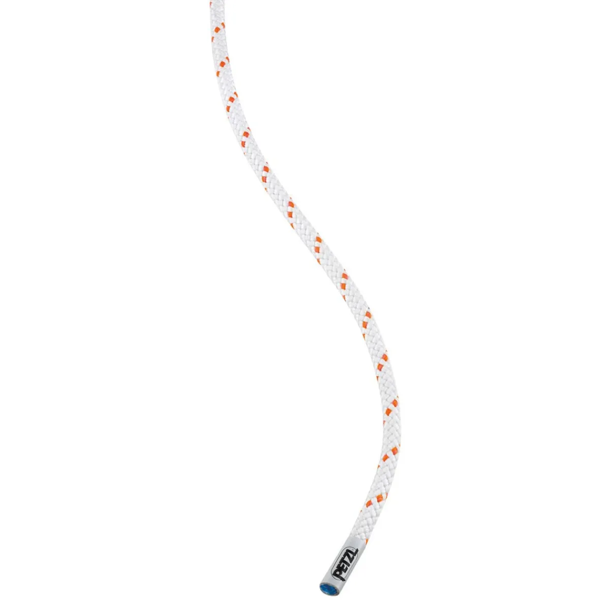 Petzl Pur'Line 6 mm hyperstatic cord one meter White/Orange Flash Sale