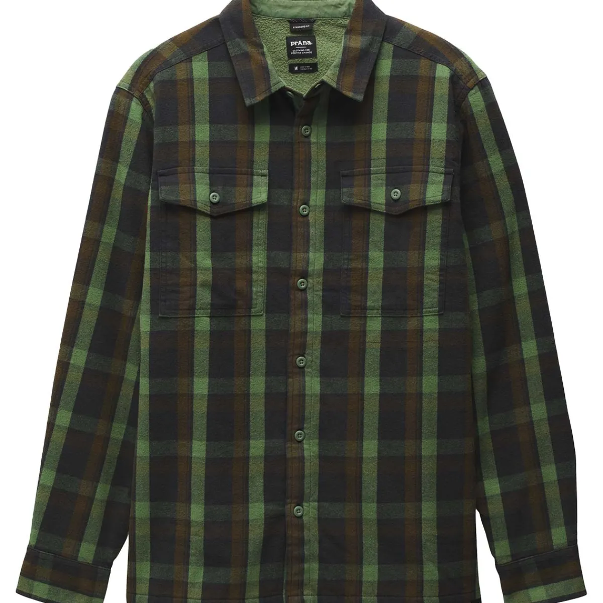 Prana Copper Skies Lined Flannel men's long-sleeve t-shirt Best Sale