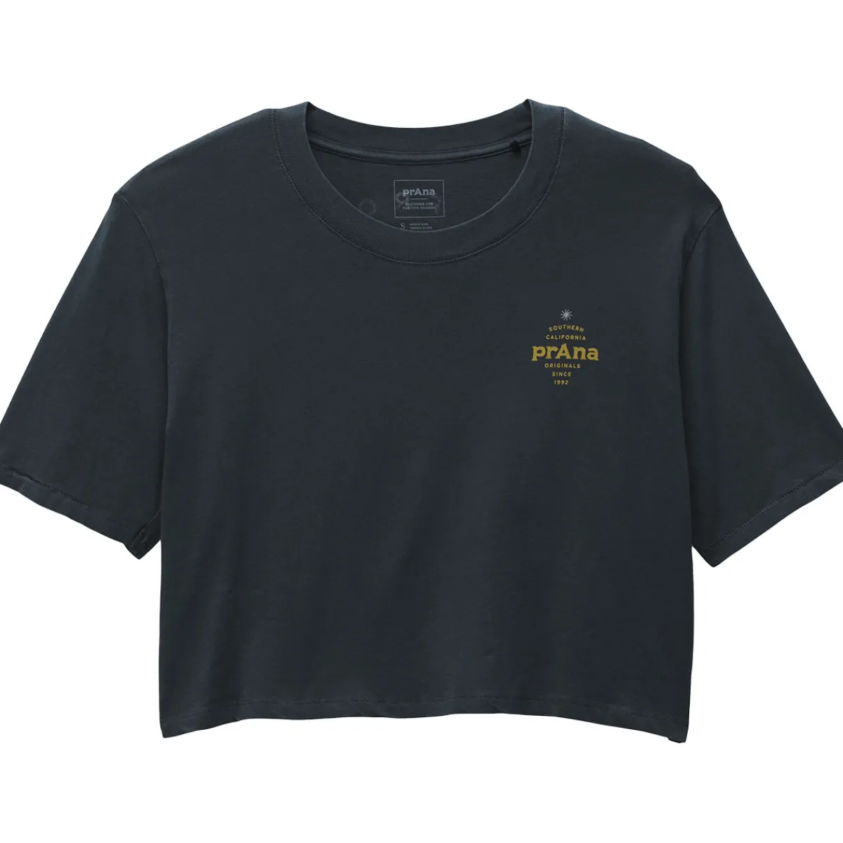 Prana Everyday VW Graphic Crop tee women's t-shirt New