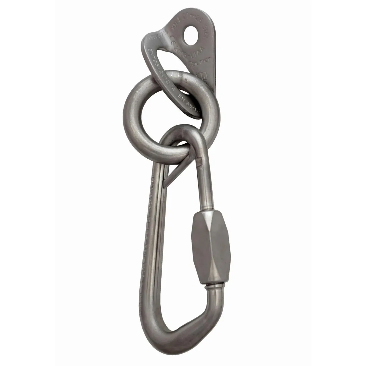 Raumer hanger Rock Ø10 + ring Ø10 + carabiner Ring Safety 13 Store
