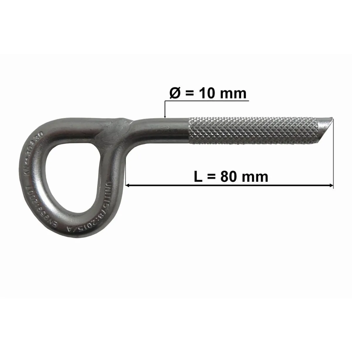 Raumer Superstar inox Ø10x80 resin climbing bolt set 10 pc. Outlet