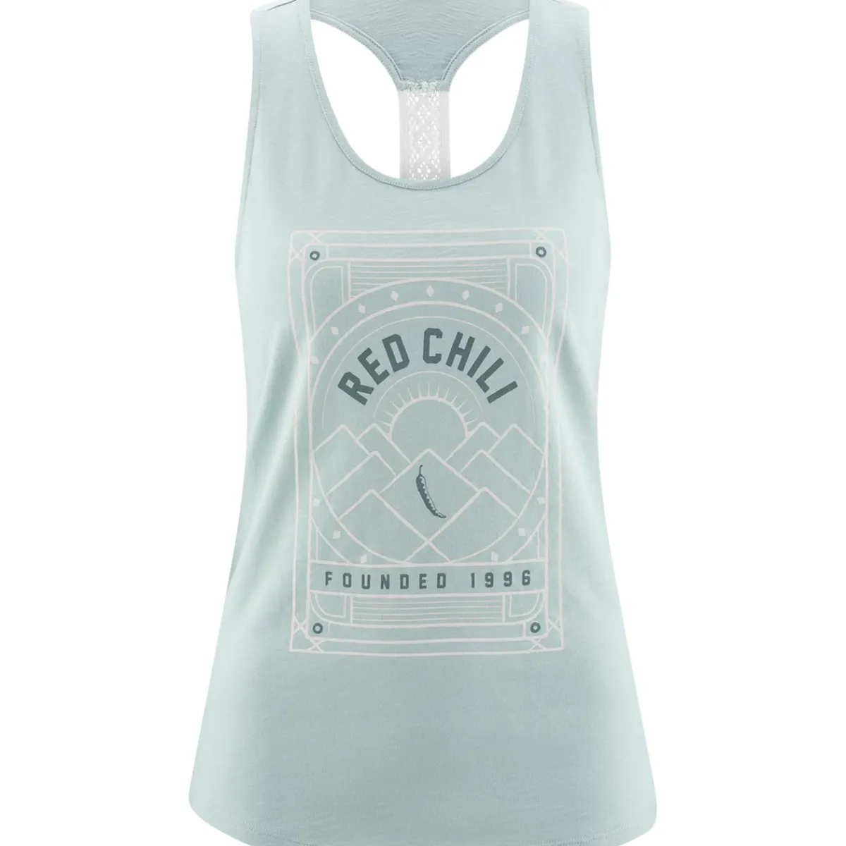 Red Chili Wo Gamba Tank women's vest top Green Lagoon Hot