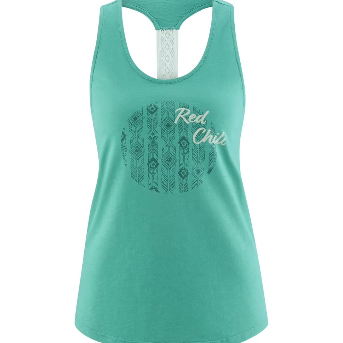 Red Chili Wo Gamba Tank women's vest top Green Lagoon Hot