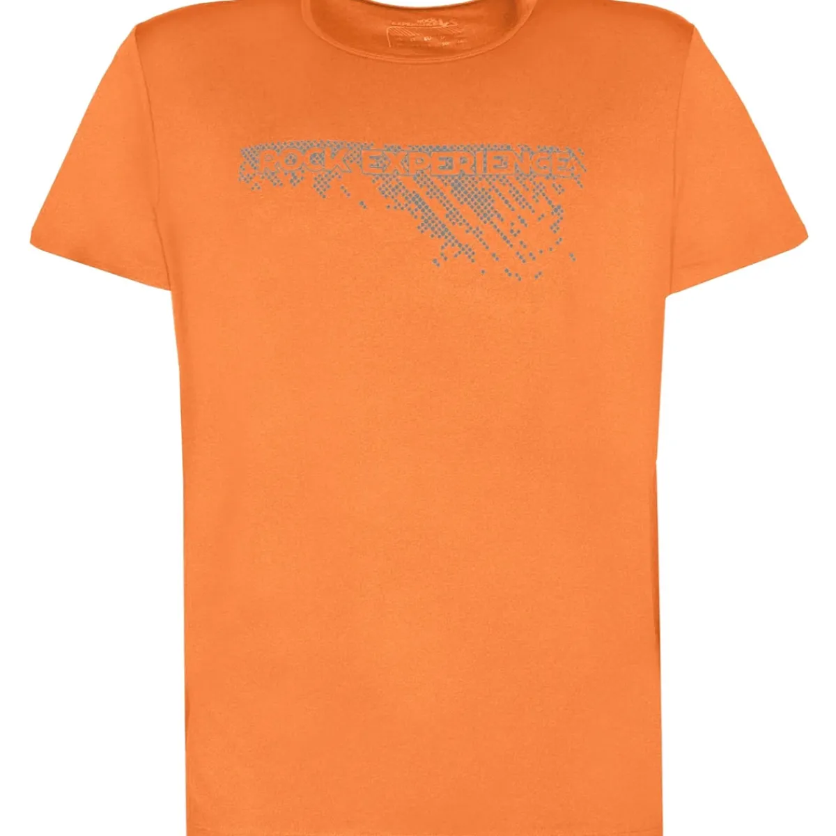 Rock Experience Chandler 3.0 SS men's t-shirt Persimmon Orange Melange Clearance