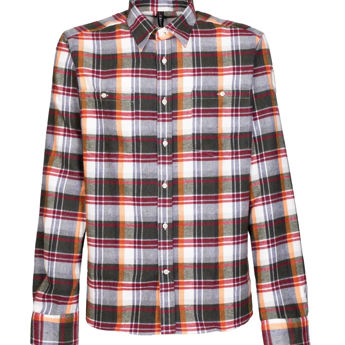Rock Experience Re.Canazei Man Shirt men's shirt Check Marshmallow/Sycamore Shop