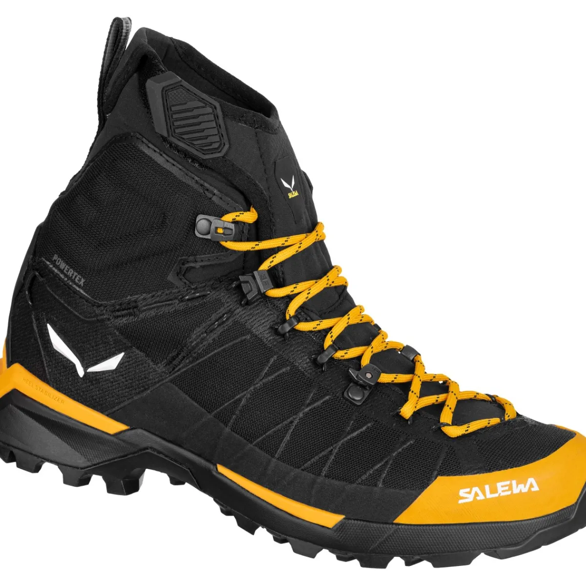 SALEWA M's Ortles Light Mid Powertex mountaineering boots Gold/Black Cheap