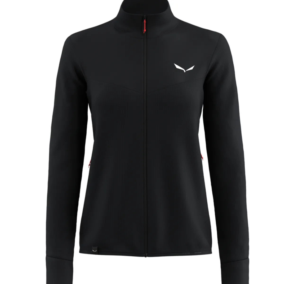 SALEWA Puez Waffle Hybrid Polarlite women's technical polar fleece Black Out Cheap