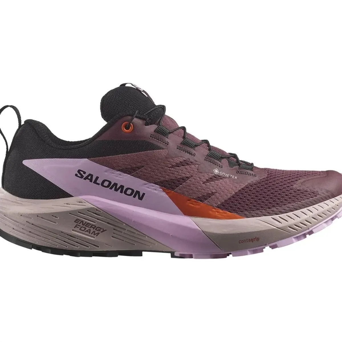 Salomon Sense Ride 5 GTX W women's trail running shoes Catawba Grape/Orchid Bouquet/Cherry Tomato Online