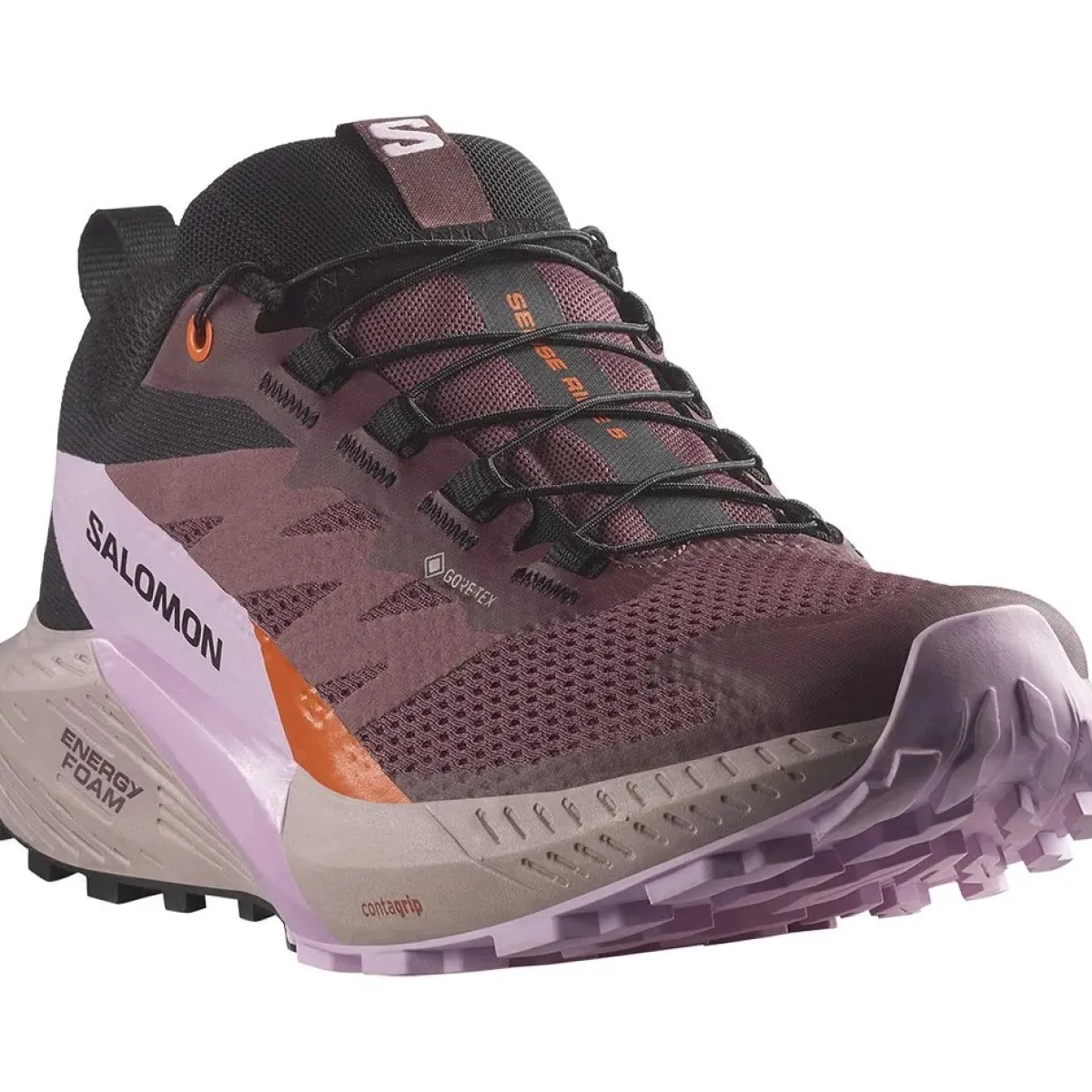 Salomon Sense Ride 5 GTX W women's trail running shoes Catawba Grape/Orchid Bouquet/Cherry Tomato Online