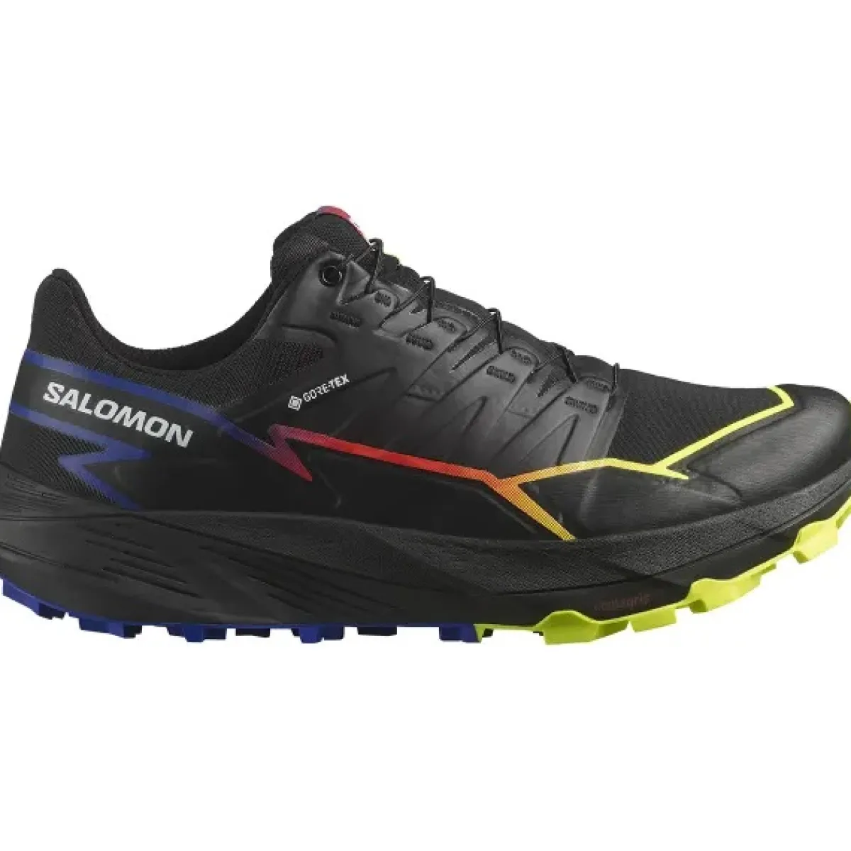 Salomon Thundercross GTX trail running shoes Blue Fire Cheap