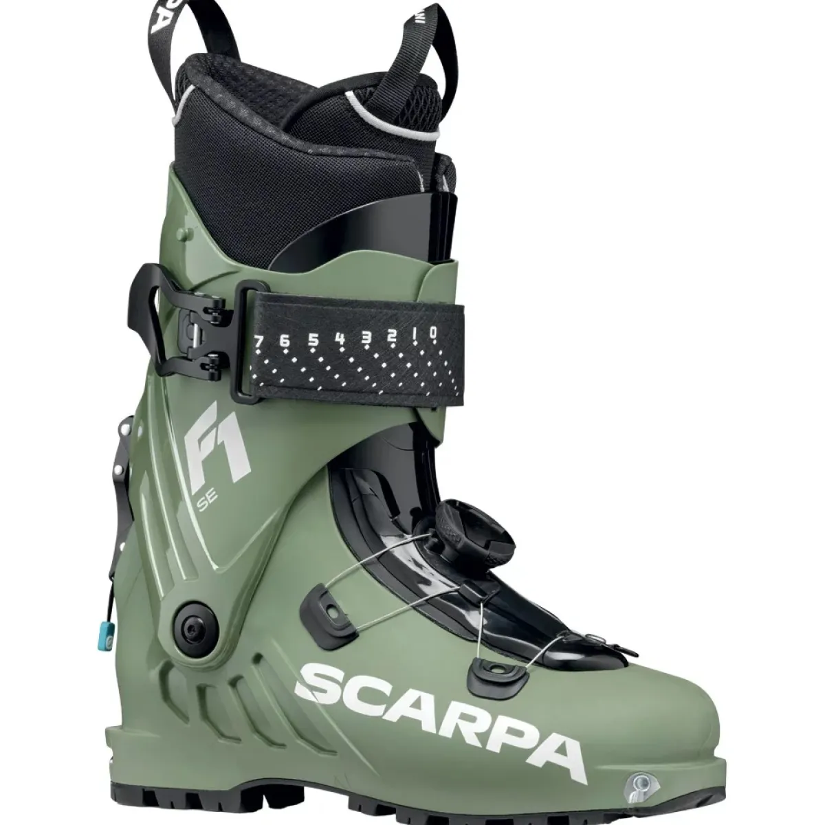 SCARPA F1 SE ski-mountaineering boots Olive green New