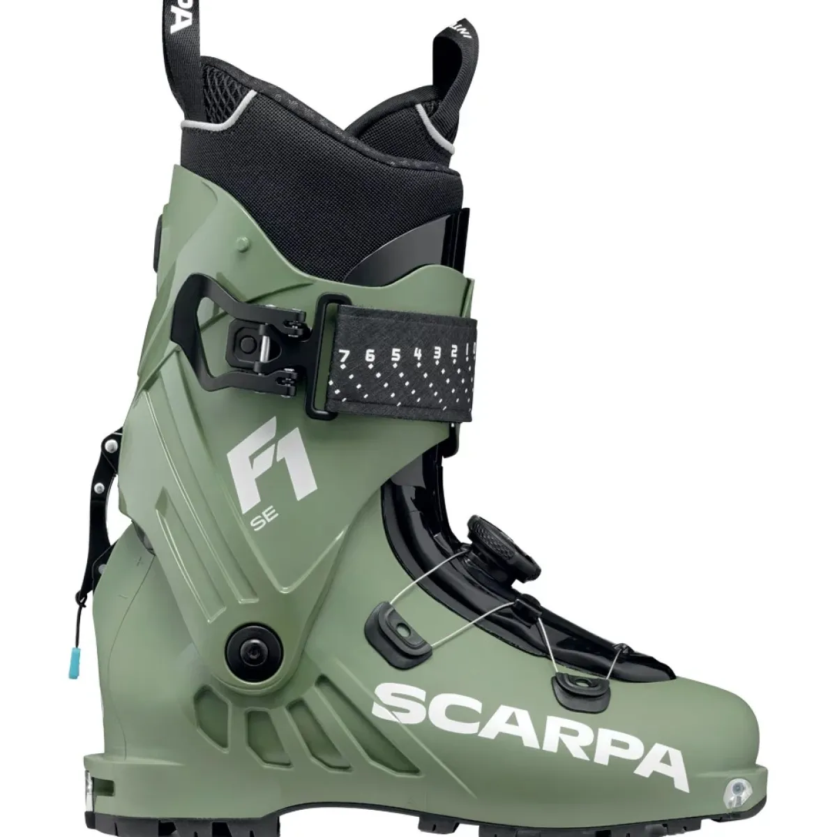 SCARPA F1 SE ski-mountaineering boots Olive green New