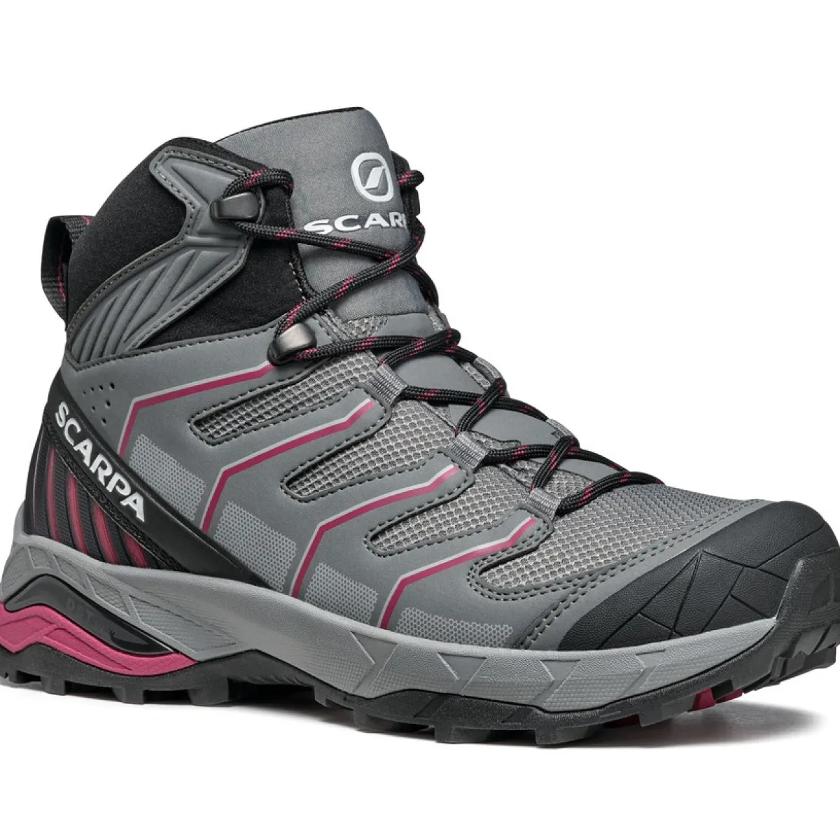 SCARPA Maverick Mid GTX WMN women's trekking shoes Gray/Red Plum Shop