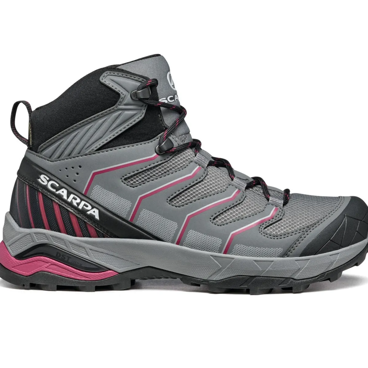 SCARPA Maverick Mid GTX WMN women's trekking shoes Gray/Red Plum Shop