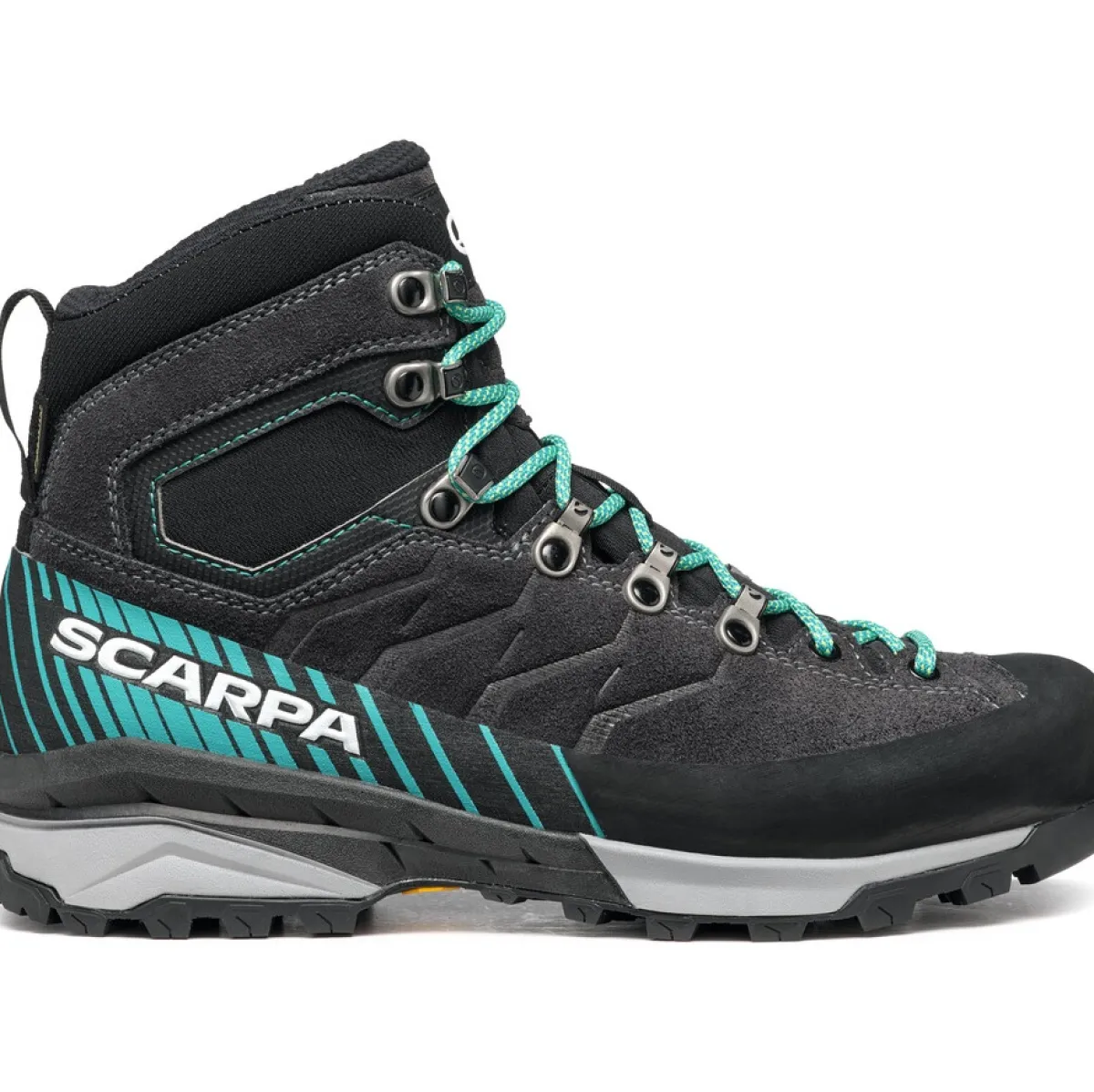 SCARPA Mescalito TRK GTX WMN women's trekking shoes Dark Anthracite/Tropical Green Clearance