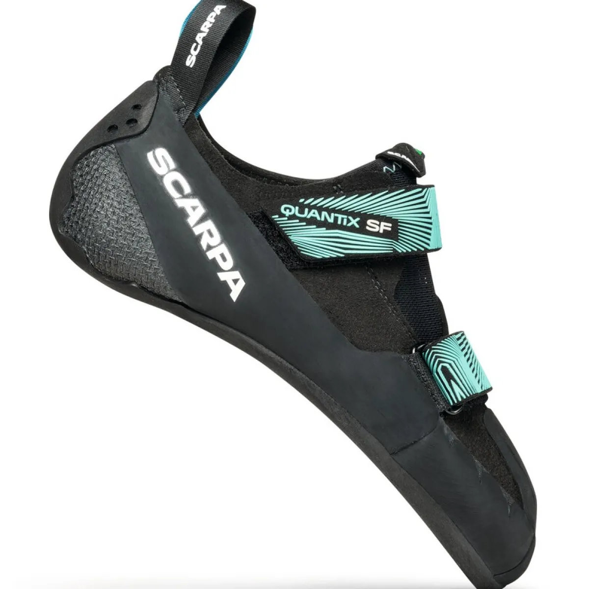 SCARPA Quantix SF WMN Black/Aqua women's climbing shoes Hot