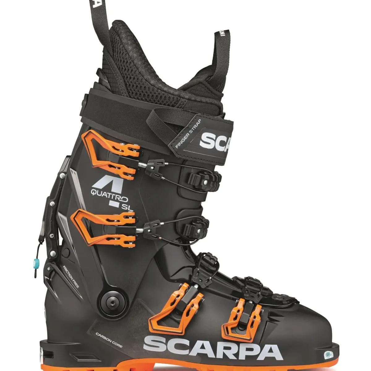 SCARPA 4-Quattro SL ski mountaineering boots Black/Orange Best