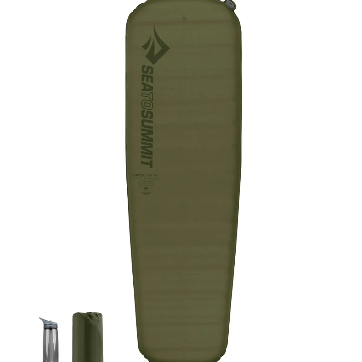 Sea To Summit Camp Plus Self-Inflating Sleeping Mat | Green Outlet