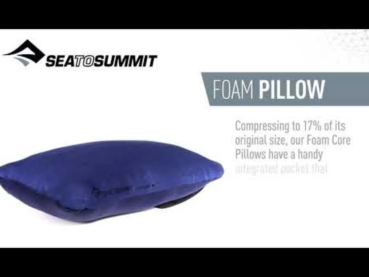 Sea To Summit Foam Core Pillow camping pillow Navy Blue Fashion