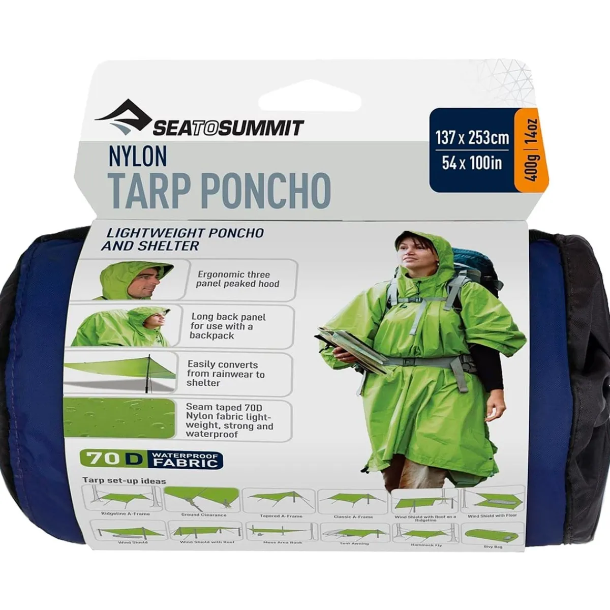 Sea To Summit Nylon Tarp Poncho waterproof poncho Cheap