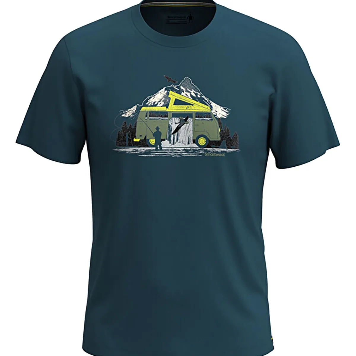 Smartwool River Van Graphic Short Sleeve Tees t-shirt Twilight Blue Shop