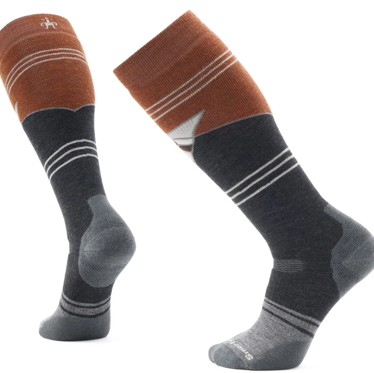Smartwool Snowboard Full Cushion Mountain Geo OTC ski socks Picante Flash Sale