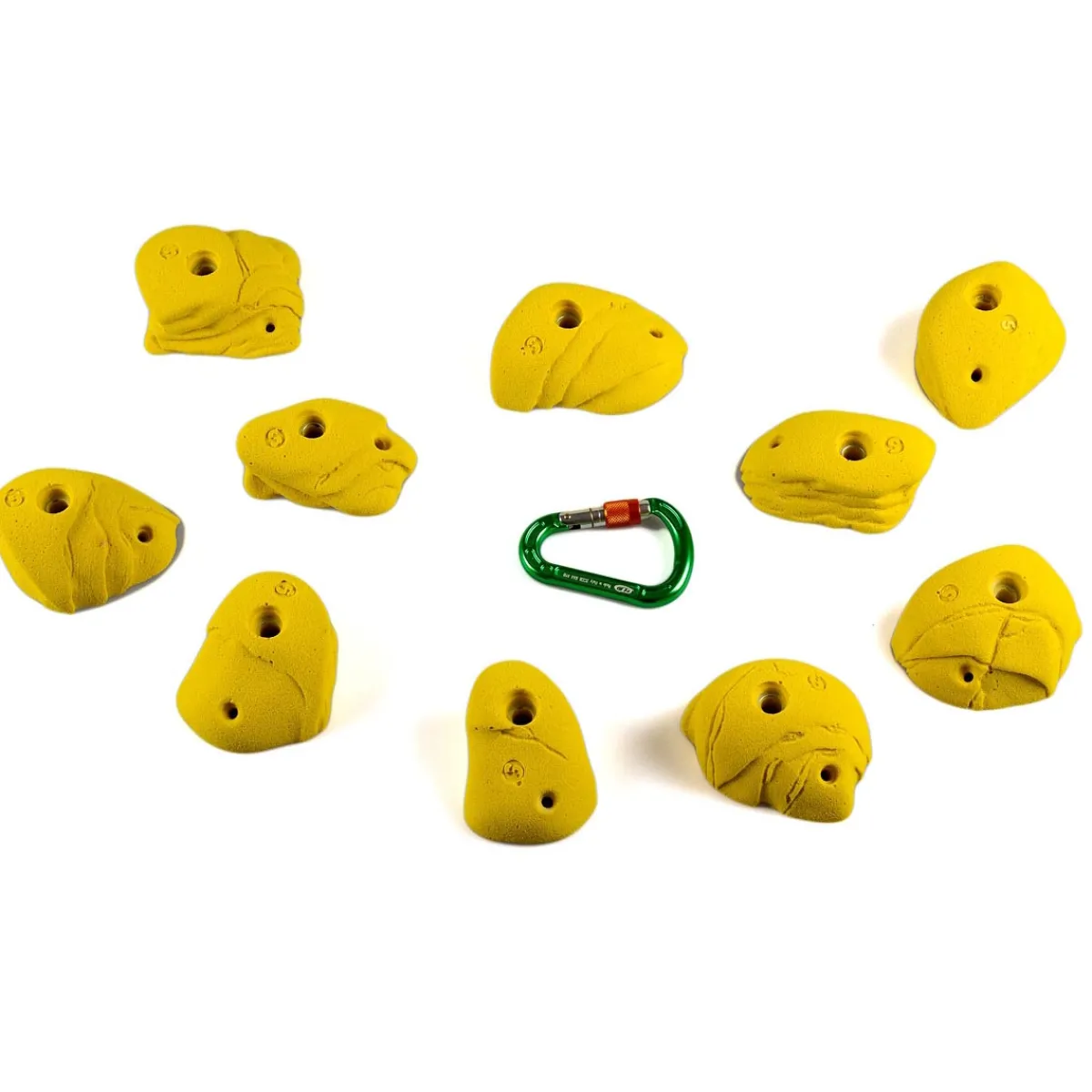 Smog jugs set 06 - 10 climbing holds Hot