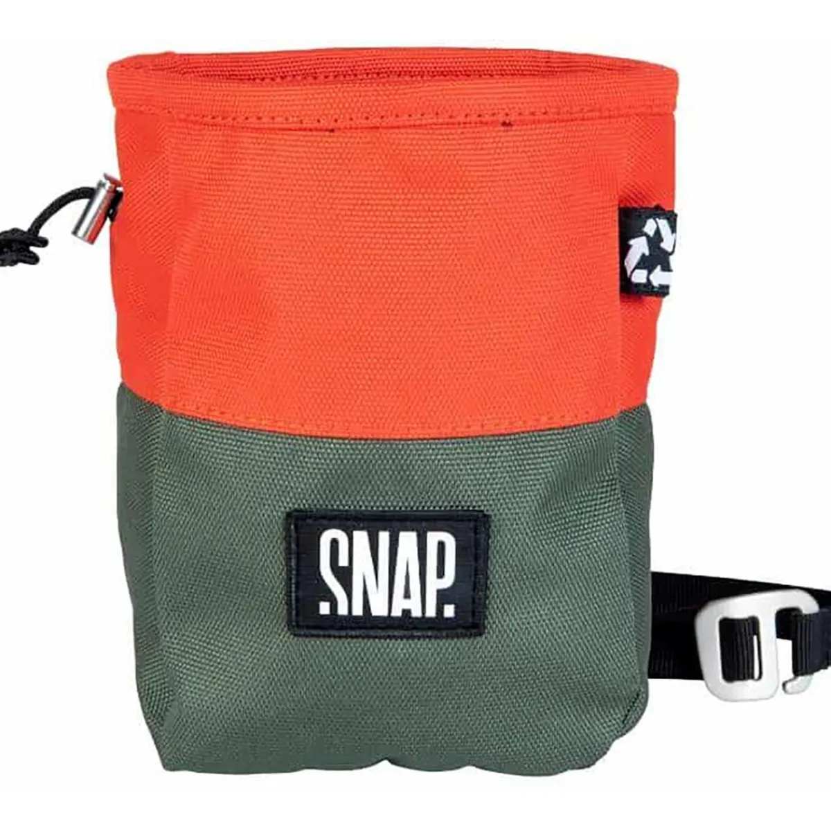 Snap Chalk Pocket Zip climbing chalk bag Grenadine/Dark Khaki Outlet