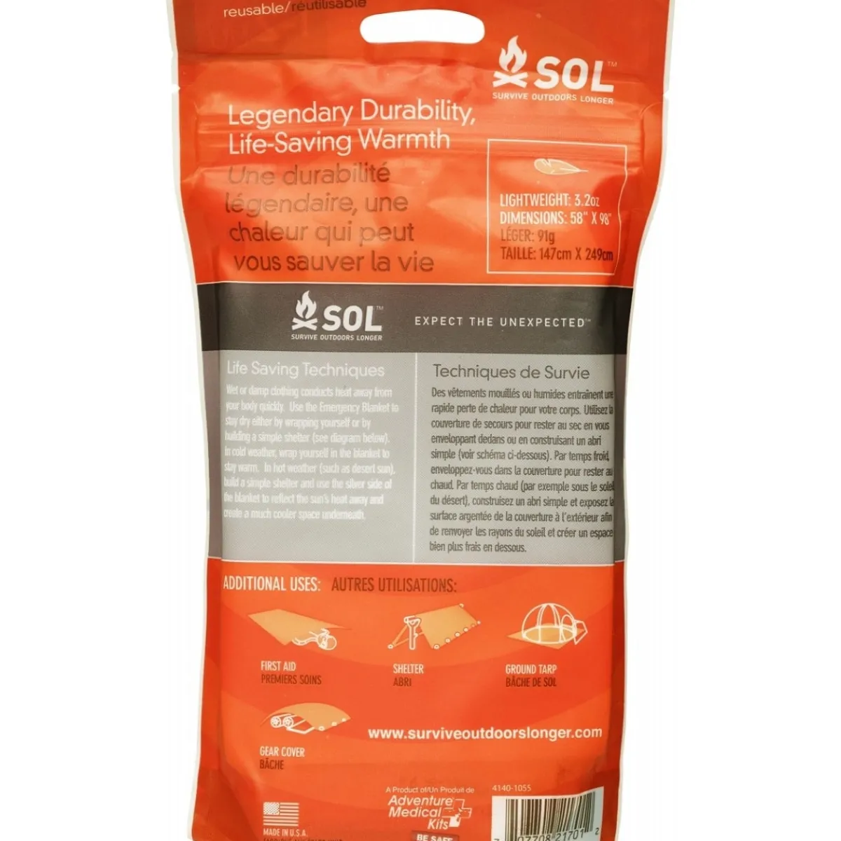 SOL Survival Blanket emergency blanket Shop