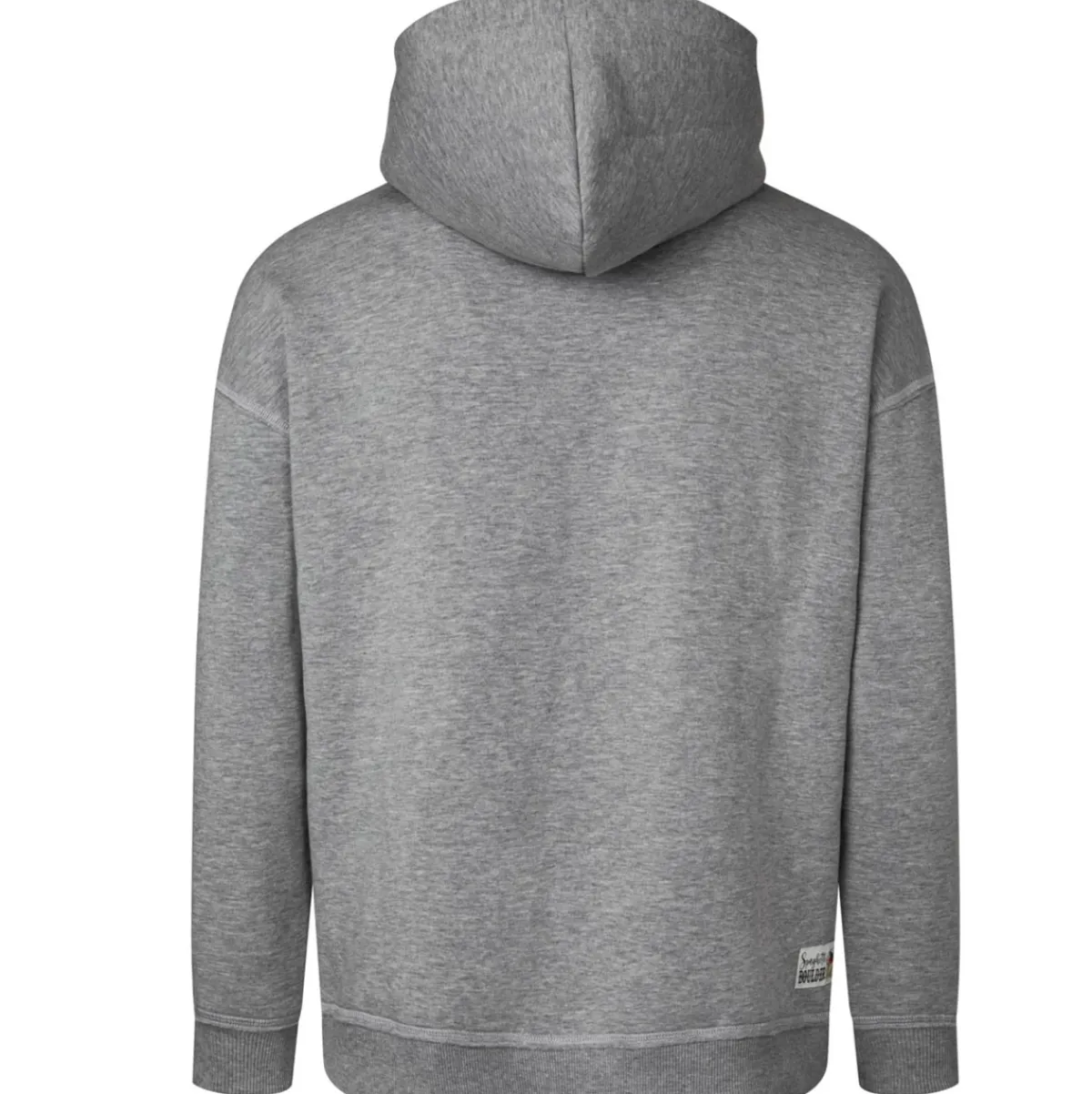 Rock Experience Spaghetti Boulder Raviolo P.1 Hoodie Man Fleece Grey Melange Fashion