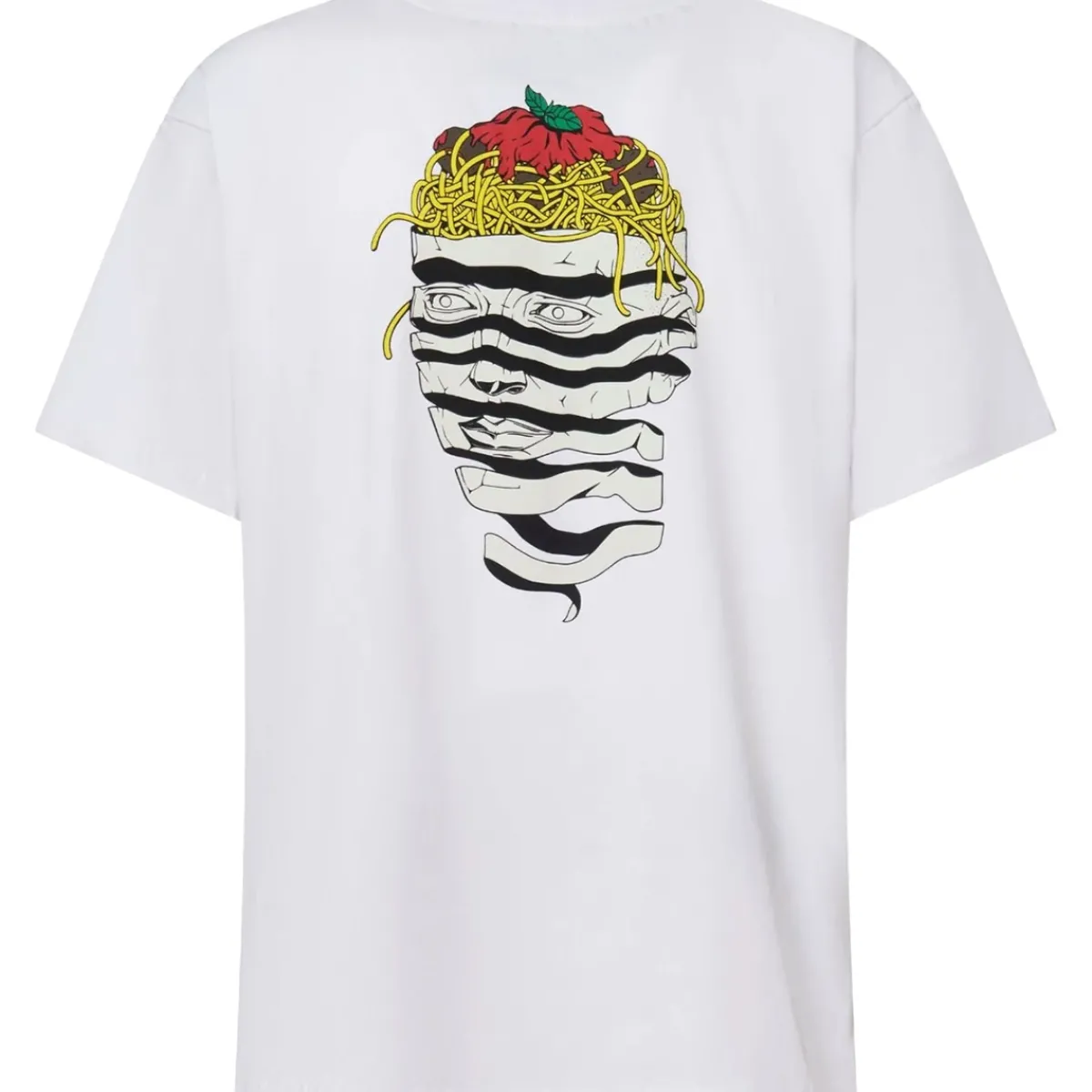 Rock Experience Spaghetti Boulder Spaghetti Brain SS men's t-shirt Bright White Cheap
