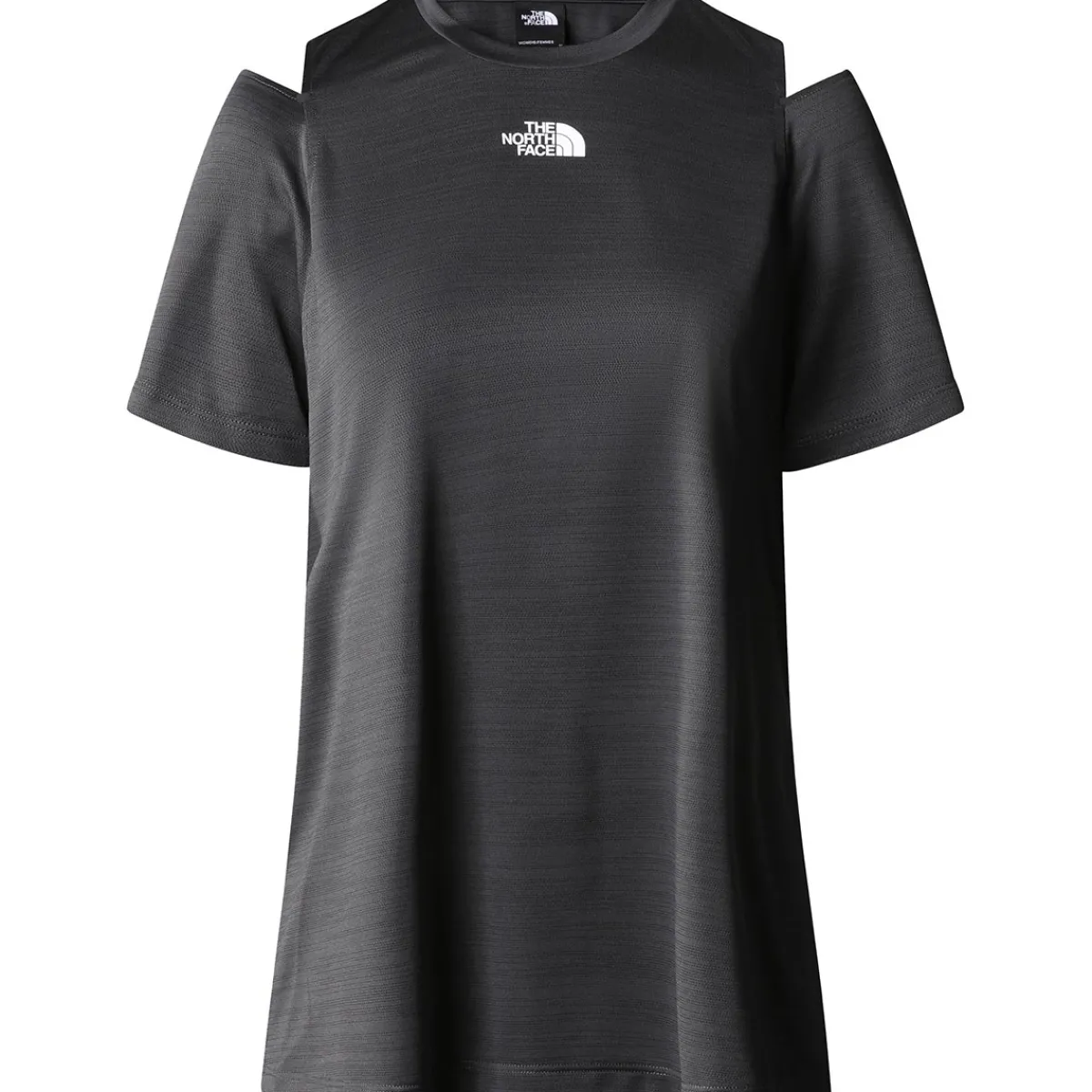 The North Face W Ao Tee women's t-shirt Asphalt Grey/Black Hot