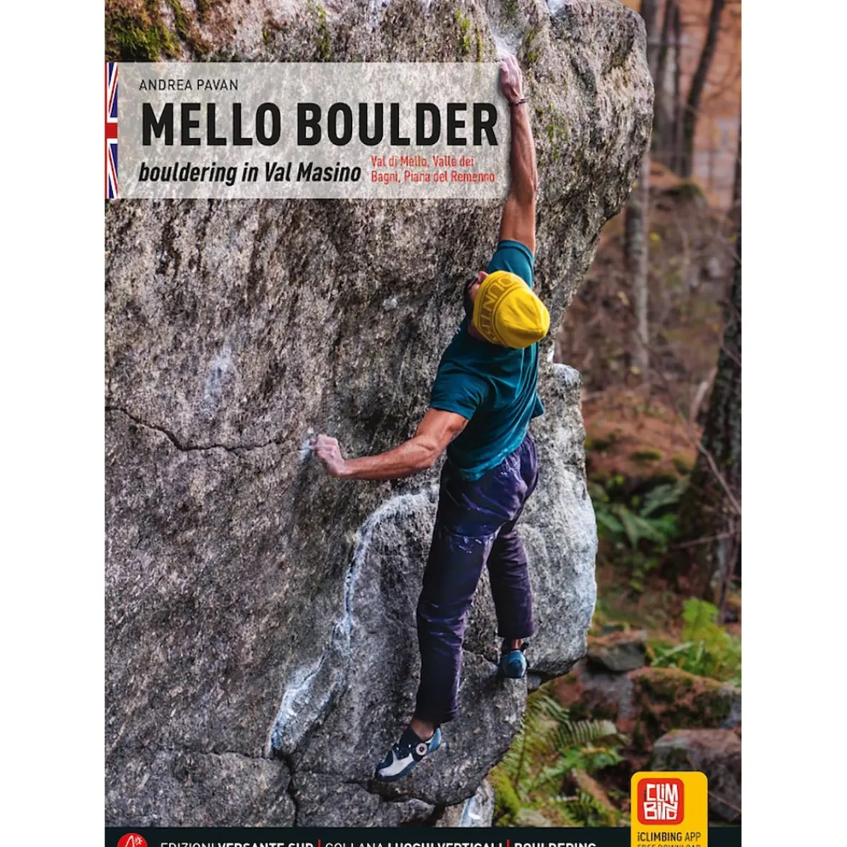 Versante Sud Mell Boulder english version climbing guidebook Best Sale